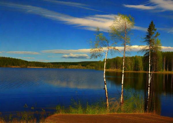 Kama reservoir photo